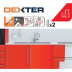Мини-валик сменный для лака Dexter 60 мм 2 шт