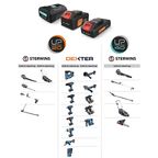 Газонокосилка аккумуляторная бесщеточная Sterwins UP20 20 В 33 см 1x5 Ач АКБ и ЗУ входит в комплект