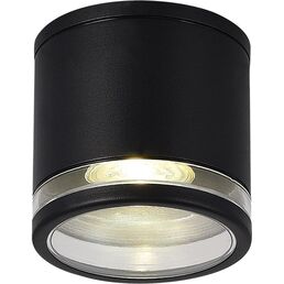 Потолочный уличный светильник IP65 ST-Luce Tubo SL9009.402.01 черный/белый GU10 1*50W ST Luce