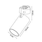 Трековый светильник спот светодиодный Volpe ULB-Q276 32W/3000К 32 Вт однофазный цвет белый