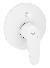 Внешняя часть встраиваемого смесителя для ванны GROHE Eurodisc Cosmopolitan, белая луна (19548LS2)