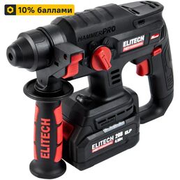 Перфоратор аккумуляторный бесщеточный SDS-plus Elitech HD CRH2022SL, 20 В Li-Ion 4 Ач, 2.3 Дж