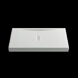 Душевой поддон из искусственного камня Good Door  Flow белый 100x90 ЛП00113