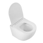 Унитаз подвесной BelBagno Sfera-r BB046CHR/SC безободковый, с крышкой микролифт, белый