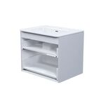 Каркас тумбы подвесной с раковиной Iddis Lahta LAH60G0i95K 67x60x47 см цвет серый