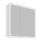 Зеркальный шкаф с подсветкой BelBagno Marino 80 см SPC-MAR-800/800-2A-LED-TCH белый