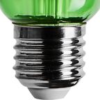Лампа светодиодная Gauss Filament V140 E27 265 В 5 Вт фигурная 200 лм теплый белый свет цвет зеленый