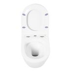 Унитаз подвесной BelBagno Tre BB8001CHR/SC c креплением и сиденьем дюропласт soft close