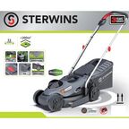Газонокосилка аккумуляторная бесщеточная Sterwins UP20 20 В 33 см 1x5 Ач АКБ и ЗУ входит в комплект