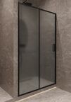 Душевая дверь Timo 120x195 T02 стекло матовое, профиль черный