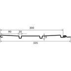 Софит ПВХ с перфорацией Artens 3 м 13 мм RAL 9003 Белый