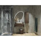 Пенал для ванной 1Marka Urban 35П 1Д подвесной 90x35 см цвет орех