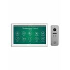 Комплект видеодомофона Tantos NEO HD SE Tuya (белый) и iPanel 2 HD + (металл)