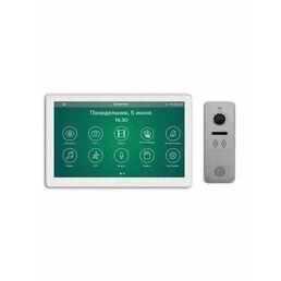 Комплект видеодомофона Tantos NEO HD SE Tuya (белый) и iPanel 2 HD + (металл)