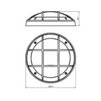 Светильник накладной Svet Бриз 2 E27 40 Вт 2 кв.м черный IP54 (1712-21031)