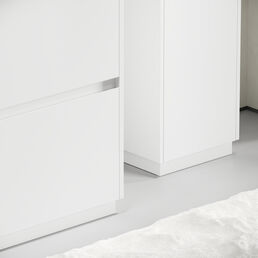 Тумба с раковиной Sancos Libra Floor LB100FW 100 см напольная, 2 ящика, белая