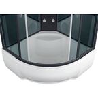 Душевая кабина Erlit Eclipse 100x100 ER5710TP-C24-RUS стекло тонированное, профиль черный