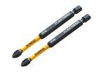 Бита DEWALT PH2, 89 мм, HEX, 2 шт. (DT70567T-QZ)