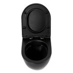 Комплект унитаз с инсталляцией BelBagno Colorato BB062CHR-MB/BB062SC-MB/BB002-80/BB007-PR-NERO.M безободковый, микролифт, черный
