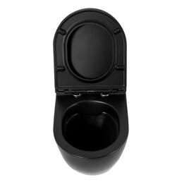 Комплект унитаз с инсталляцией BelBagno Colorato BB062CHR-MB/BB062SC-MB/BB002-80/BB007-PR-NERO.M безободковый, микролифт, черный