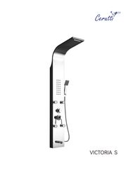 Душевая панель Ceruttispa Victoria S CT9976 серебро