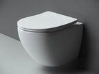 Комплект 4в1 Унитаз подвесной с сиденьем Ceramica Nova CN4002_1002CH_1000 белый + Система инсталляции + кнопка