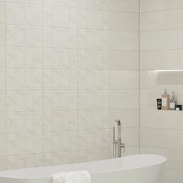 Плитка настенная Mersey Travertine A0554H24108 20x40 см 1.6 м² матовая цвет серый