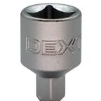 Переходник для торцевых головок Dexter 1/4(F)x3/8(M) дюйма 26 мм