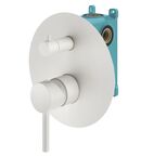 Комплект гигиенического смесителя с верхним душем Plumberia Selection IXO KITZXO18BO210 белый матовый