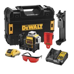 Самовыравнивающийся линейный КРАСНЫЙ лазерный уровень DEWALT DCE089D1R
