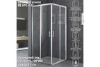 Душевой уголок Royal Bath 100х100 RB HPD-T-ST стекло прозрачное, профиль сатин