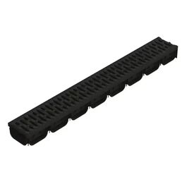 Лоток Standartpark Spark 2 пластиковый 1000x125x70 мм с пластиковой решеткой класса А15