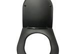 Унитаз подвесной CeramaLux B2330-1MB черно-матовый, с крышкой микролифт