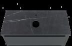 Столешница La Fenice Granite Black Olive Light Lappato FNC-03-VS03-100 100 см, черная