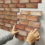 Панели (комплект 10 шт) самоклеющиеся для стен декоративные, 3D, мягкие 30х30 см, толщина 3 мм, водонепроницаемый, Материал ПВХ, мрамор