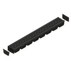 Лоток Standartpark Spark 2 пластиковый 1000x125x70 мм с пластиковой решеткой класса А15