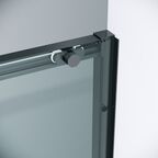 Душевой уголок Grossman Style 110x80 120.K33.05.1180.21.00 без поддона, стекло прозрачное, профиль черный матовый