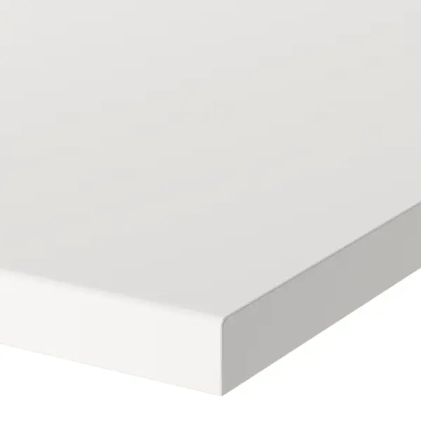 Столешница Сноу 120x60x2 см искусственный камень цвет белый