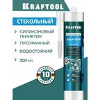 Стекольный силиконовый герметик KRAFTOOL KRAFTSeal GX107 AQUA STOP 300 мл прозрачный (41256-2)