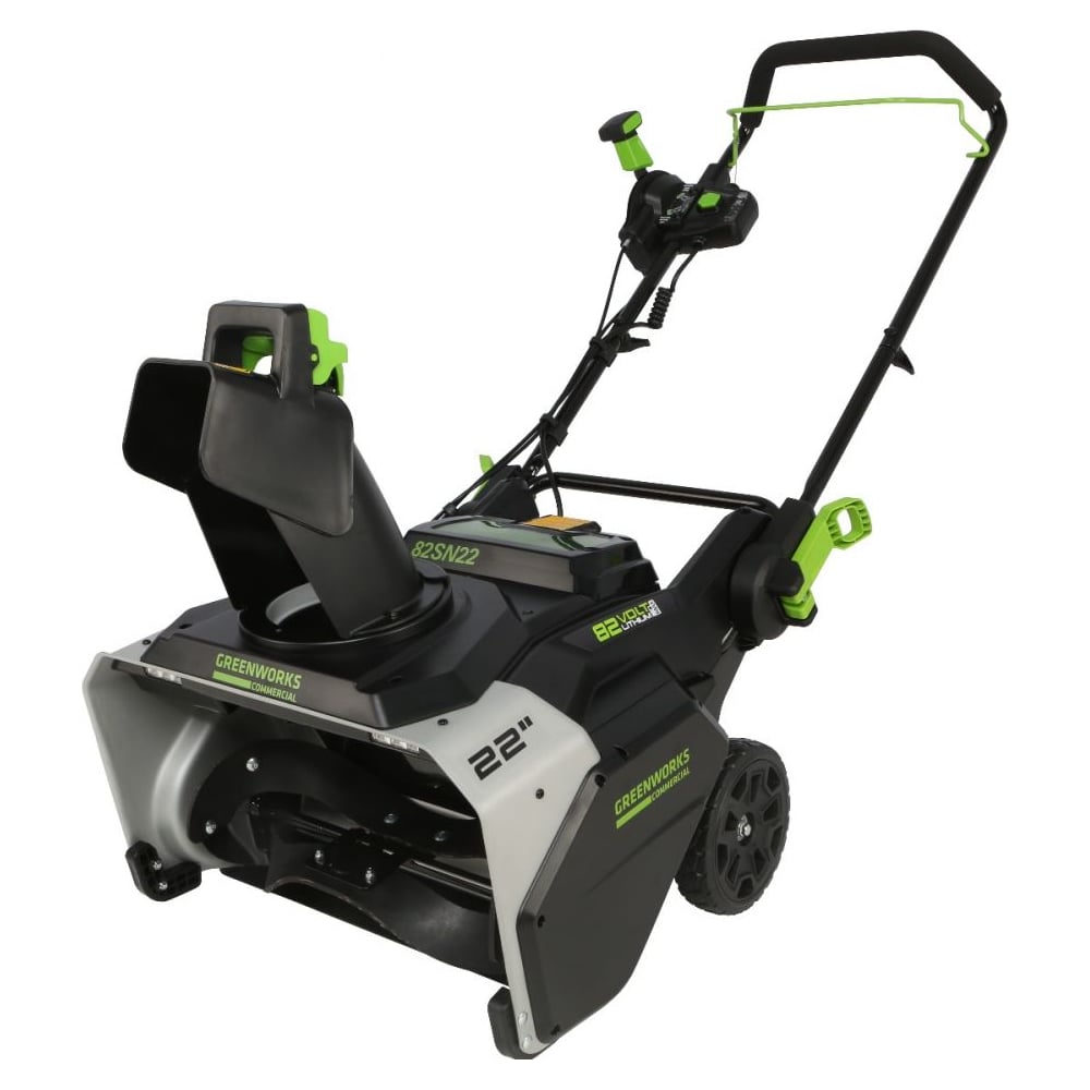 Аккумуляторный бесщеточный снегоуборщик GreenWorks GD82ST 2602507