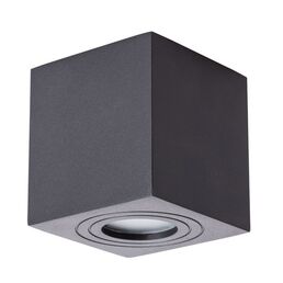 Потолочный светильник уличный IP44 Arte Lamp Galopin A1461PL-1BK форма куба