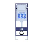 Комплект инсталляция с унитазом Aquatek Лира безободковый с микролифтом клавиша цвет белый