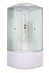 Душевая кабина AvaCan L910EL 100x100 стекло с рисунком, профиль хром