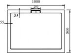 Душевой поддон WeltWasser WW TR TRS1080