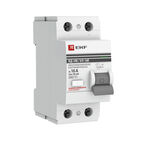 УЗО EKF PROxima ВД-100 16А 1P+N тип AC 30 мА 4,5 кА (elcb-2-16-30-em-pro)