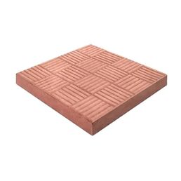 Плитка тротуарная ПАркет 300x300x30 мм красный