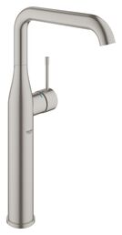 Смеситель для свободностоящей раковины GROHE Essence New, U-излив, суперсталь
