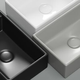 Раковина подвесная Ceramica Nova Element 41 см CN6051LMDH темный антрацит матовая