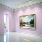 Краска интерьерная для стен и потолков износостойкая матовая Profipaints ECO INTERIOR VISION  0.9л , Нежная сирень