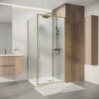 Душевой уголок Niagara Nova 90x100 NG-44-9ASG-A100SG-34 стекло прозрачное, профиль золото брашированное